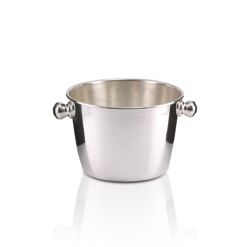 Balde p/ Champanhe Veneza 3 Garrafas Prata Apolo Ø29x20cm