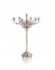 Candelabro Trabalhado p/ 7 Velas Prata Apolo 73cm