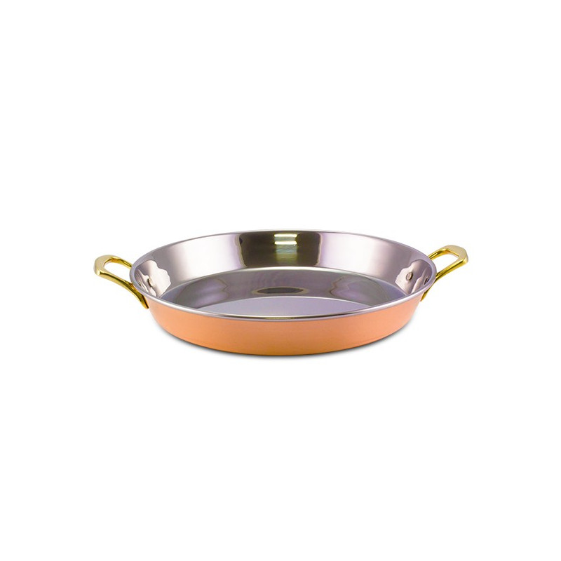 Panela Paellera com Alças Cobre Apolo Ø33 x 5cm