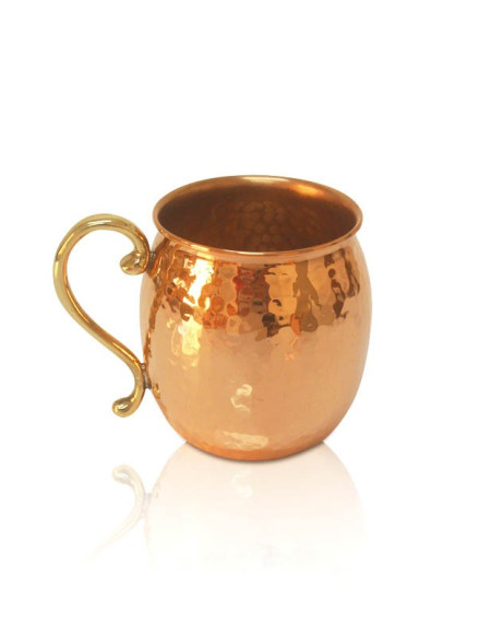 Caneca  Bojuda em Cobre 9x10cm - 600ml