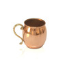 Caneca Bojuda Lisa em Cobre 9x10cm - 600ml