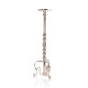 Pedestal Floreira Prata Apolo 90cm
