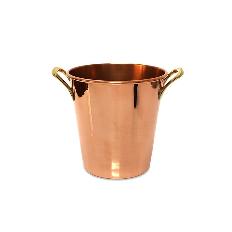 Balde para Gelo com Alças em Cobre
