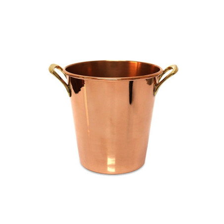 Balde para Gelo com Alças em Cobre