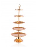 Doceira de Cobre com 5 Andares Cobre Apolo 80cm