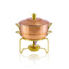 Rechaud c/ Banho Maria em Cobre Apolo 2L