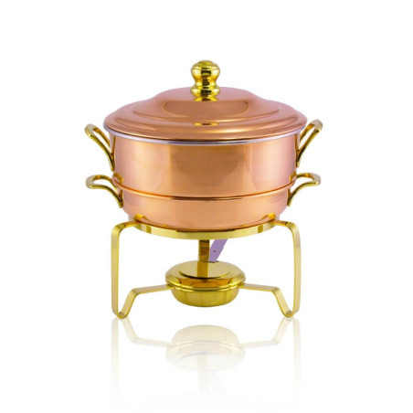 Rechaud c/ Banho Maria em Cobre Apolo 10L