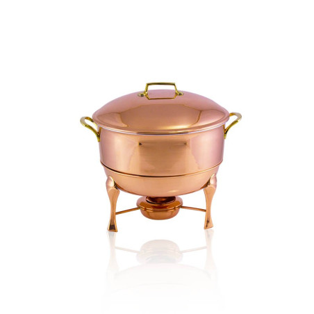 Rechaud Banho Maria Reto em Cobre Apolo 11L