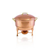 Rechaud Banho Maria Reto em Cobre Apolo 11L