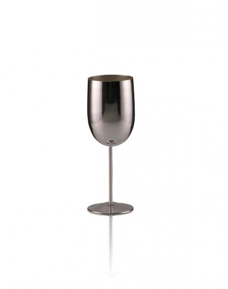 Taça de Vinho Prata Apolo Ø8x23cm