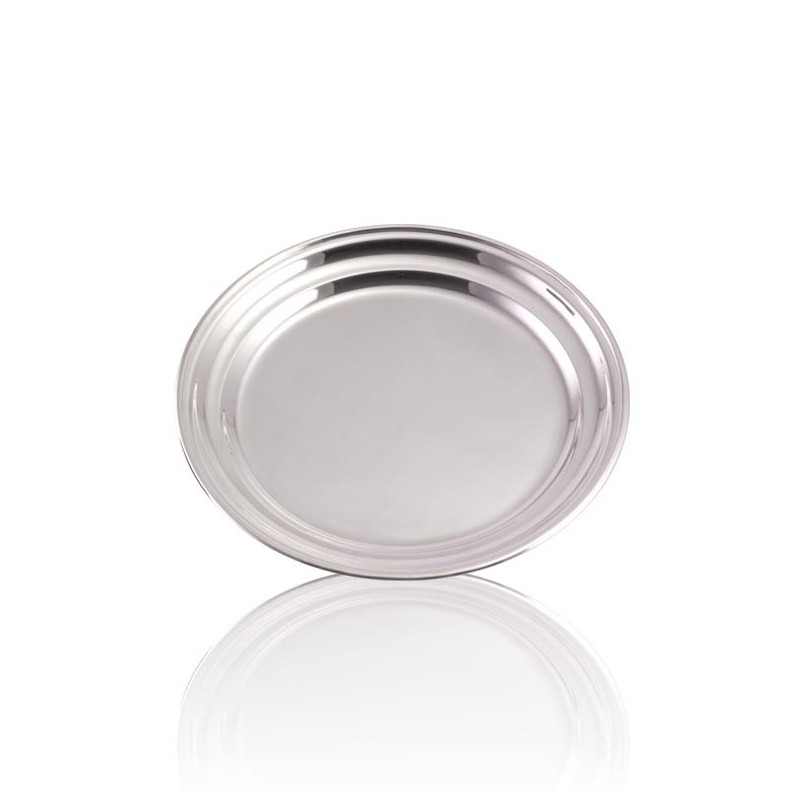 Bandeja Flamingo em Prata Apolo Ø45cm