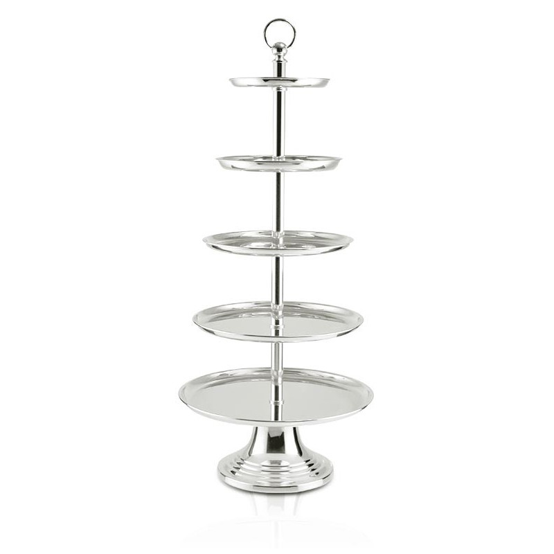 Doceira com 5 Andares em Prata