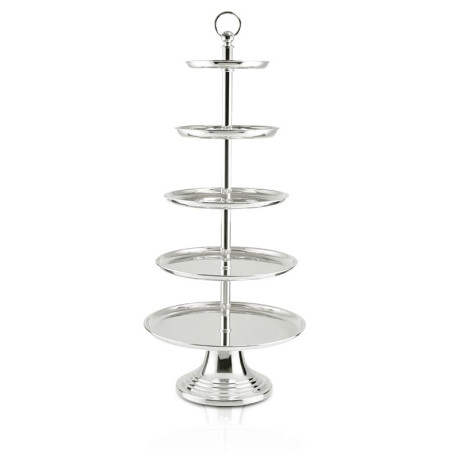 Doceira com 5 Andares em Prata