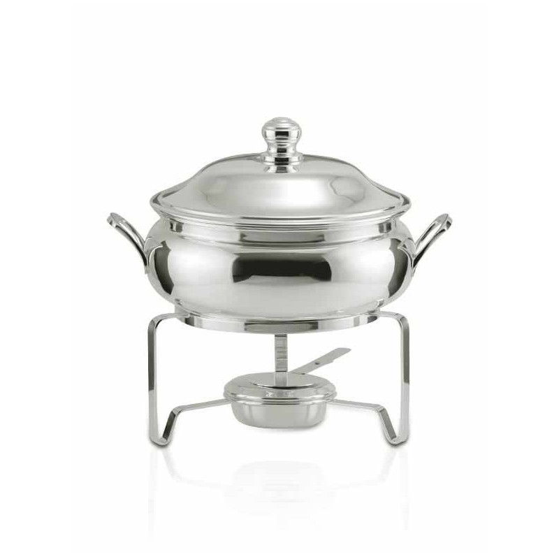 Rechaud com Panela e Concha Prata Apolo 4L