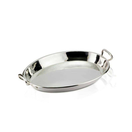 Travessa oval funda com alças - 37x27cm