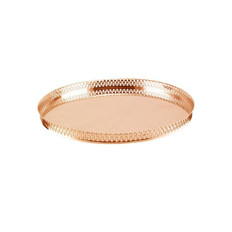 Bandeja redonda com grade - Ø40cm