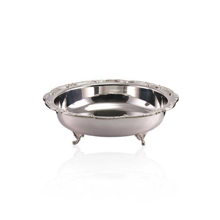 Centro de Mesa Pariz em Prata Ø47cm x 14cm alt.