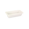 Cuba GN 1/3 pequena Porcelana Branca 33x17x7cm