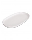 Prato Oval médio Porcelana Branca 65cm