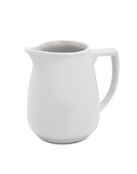 lota de porcelana branca