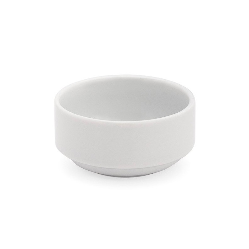 Porta Patê em Porcelana Branca Geni 70ml