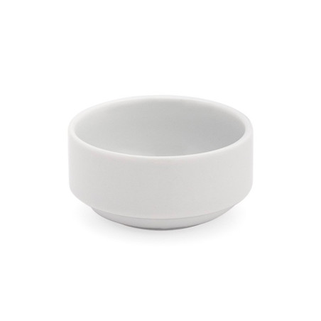 Porta Patê em Porcelana Branca Geni 70ml