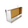 Suporte Favo Mel com Bandeja Prata Apolo 48x16x30cm