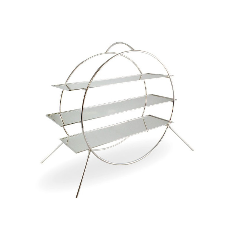 Roda Gigante Prata Apolo 57x69x23cm - Ø50cm