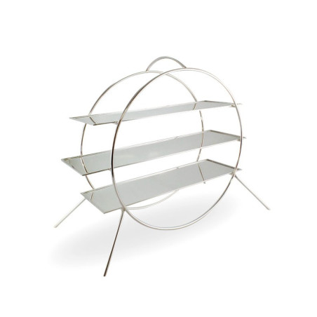 Roda Gigante Prata Apolo 57x69x23cm - Ø50cm