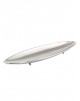 Canoa Lisa pequena Prata Apolo 57x18cm