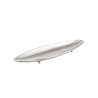 Canoa Lisa pequena Prata Apolo 57x18cm
