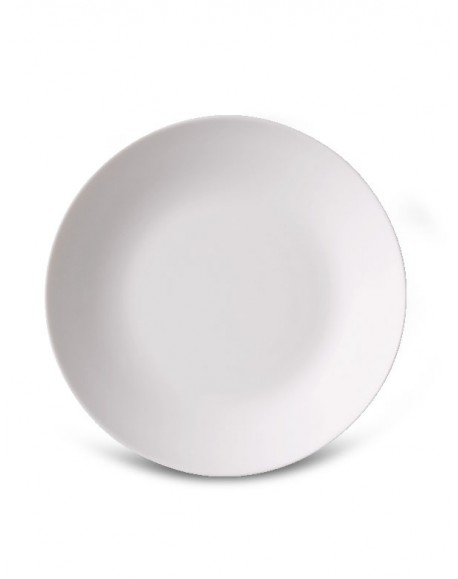 Prato Sobremesa Branco Ronda/Bombay Ø20cm Bormioli