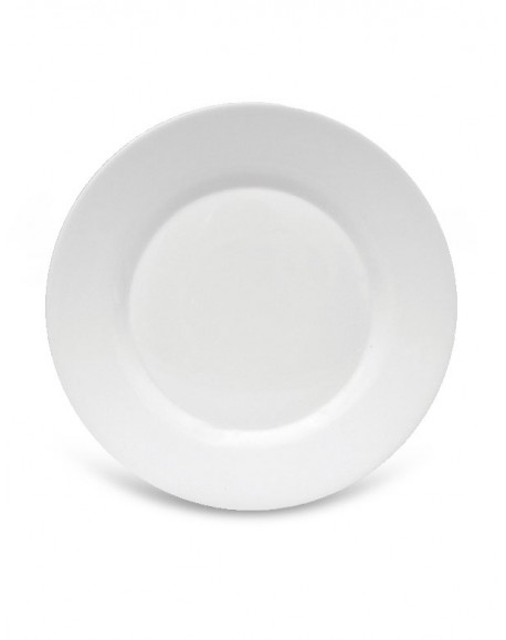 Prato Sobremesa Branco Toledo Ø20cm Bormioli