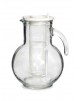Jarra de Vidro Kufra com Tampa branca 2,0L Bormioli