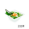 Pote Bowl Quadrado Melamina Profissional 25cm