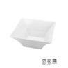 Pote Bowl Quadrado Melamina Profissional 25cm