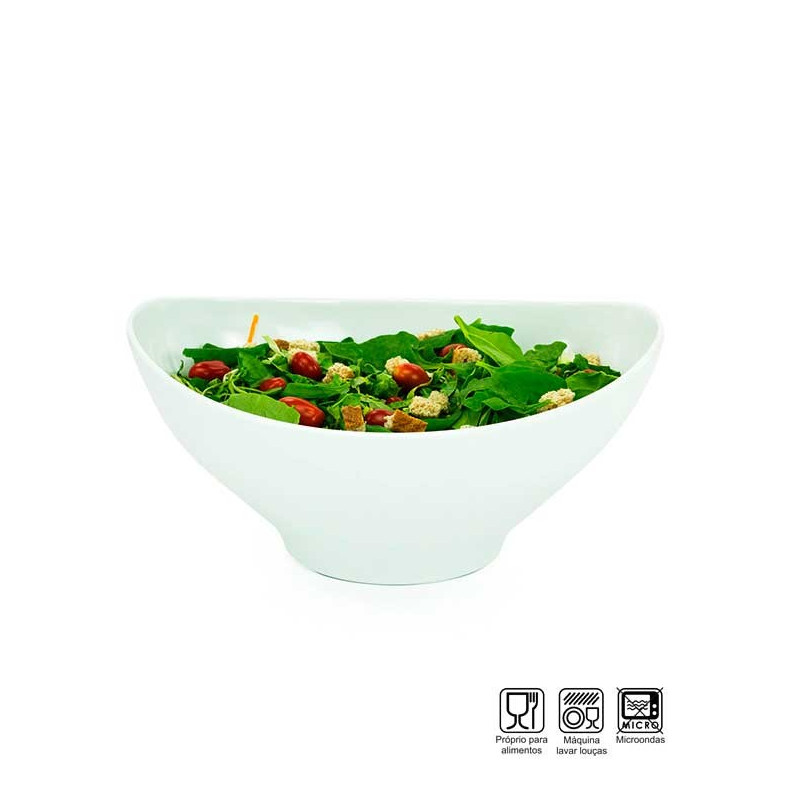 Saladeira Oval Melamina Profissional 37cm