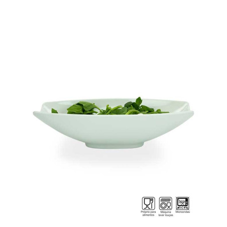 Saladeira Baixa Oval grande Melamina Profissional 46cm