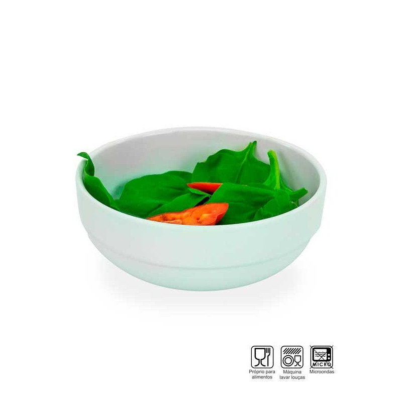 Saladeira Redonda média Melamina Profissional Ø14cm
