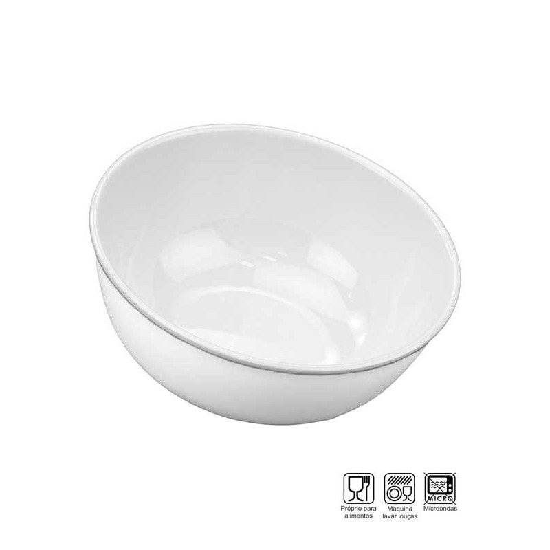 Tigela Redonda média/grande Melamina Profissional Ø17,5cm
