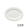 Travessa Rasa Tradicional Melamina Profissional Ø25cm