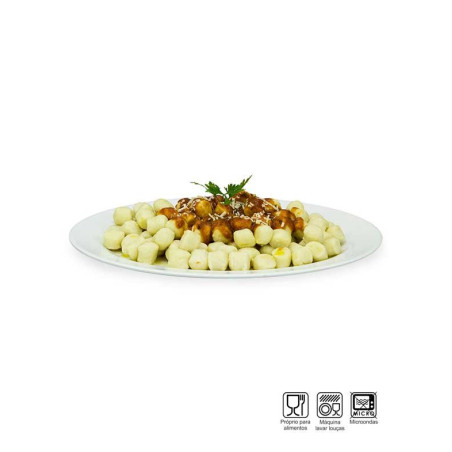 Travessa Rasa Tradicional Melamina Profissional Ø30cm