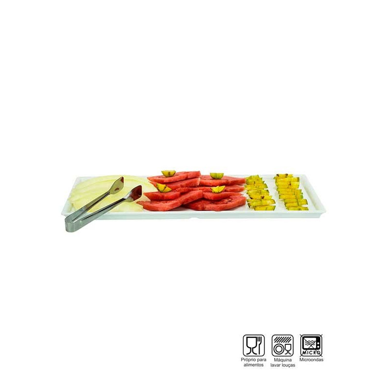 Bandeja Retangular Melamina Profissional 51cm