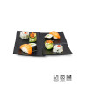 Prato Quadrado Oriental Melamina Profissional 23cm