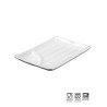 Prato Sushi-Sashimi com Porta Shoyu Melamina Profissional 25cm