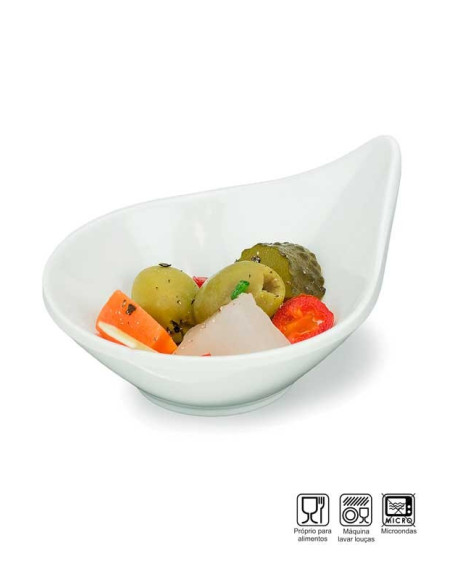 Tigela Gota Finger Food Melamina Profissional 8,5cm