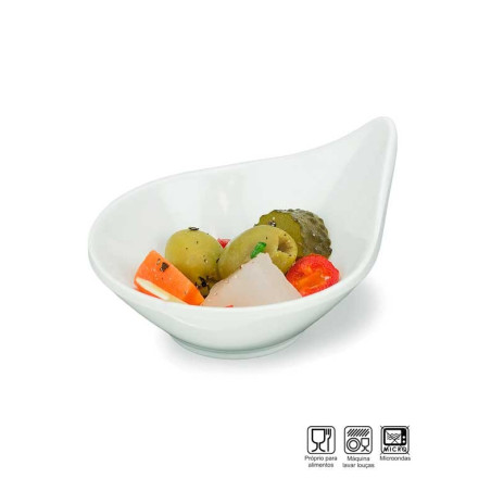 Tigela Gota Finger Food Melamina Profissional 8,5cm