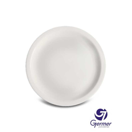 Prato Raso Iguaçu Porcelana Branca Germer Ø26cm