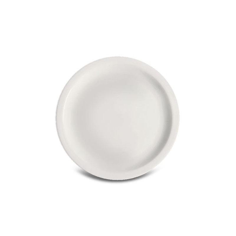 Prato Sobremesa Iguaçu Porcelana Branca Germer Ø20cm