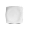 Prato Raso Square Porcelana Branca Germer 27cm